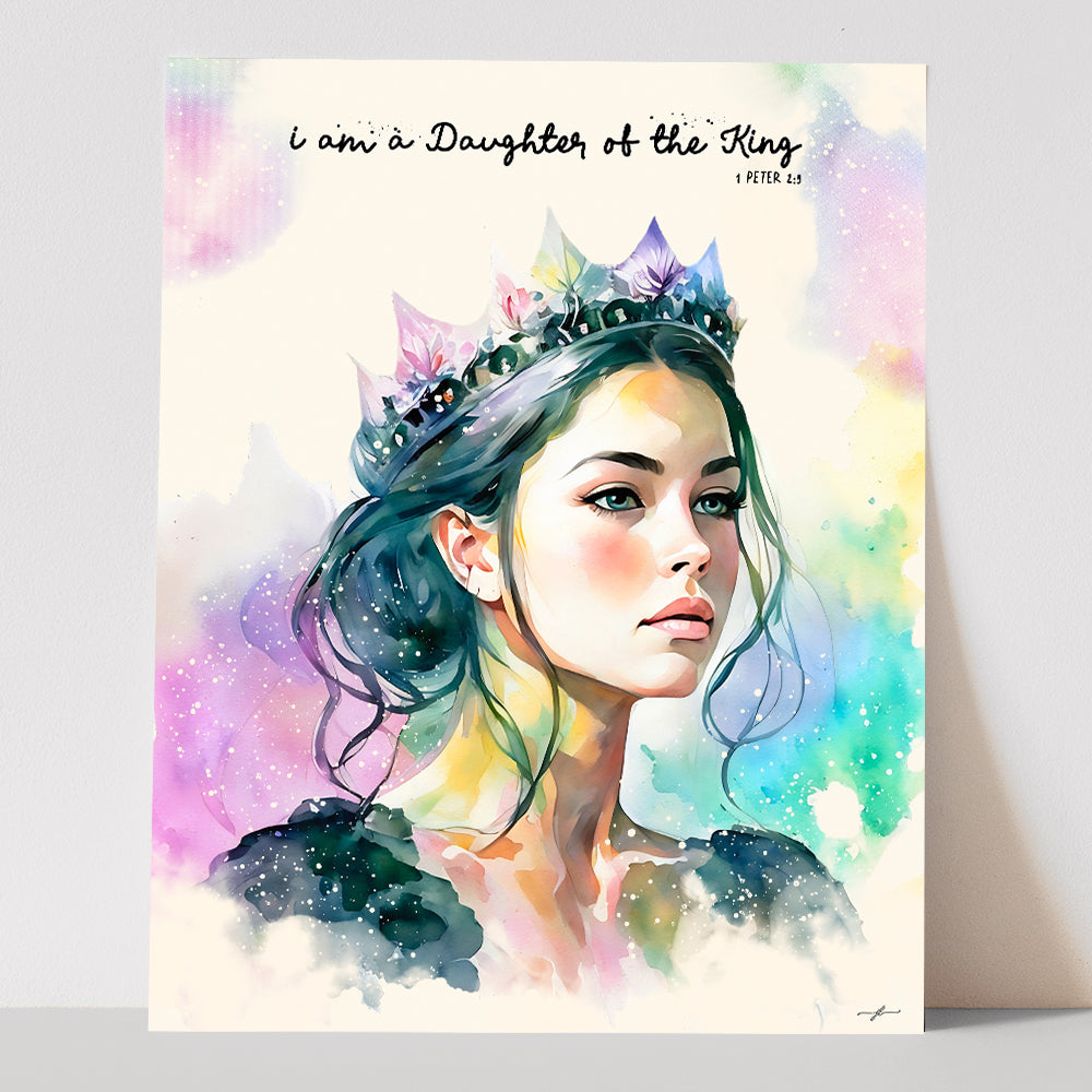 “1 Peter 2:9” Christian Art Print