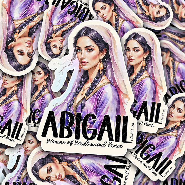 "Abigail" Christian Vinyl Sticker