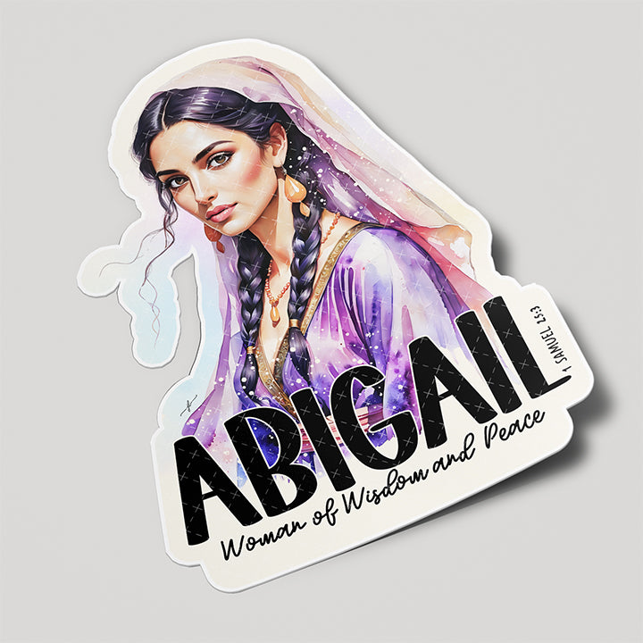 "Abigail" Christian Vinyl Sticker