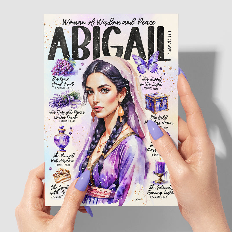 “Abigail” Christian Greeting Card