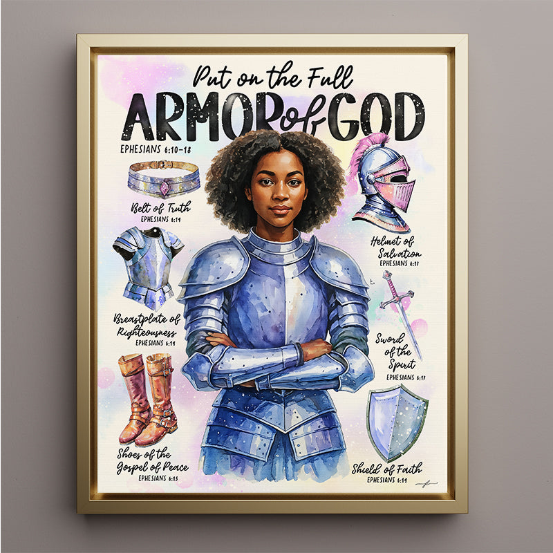"Armor of God" Christian Canvas