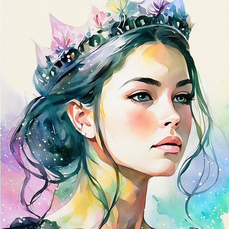 "Daughter of The King" Christian Canvas