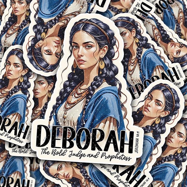 "Deborah" Christian Vinyl Sticker