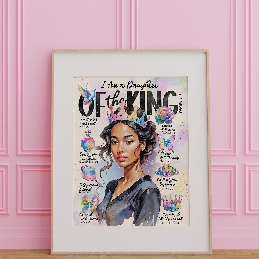 "Daughter of The King” Christian Art Print