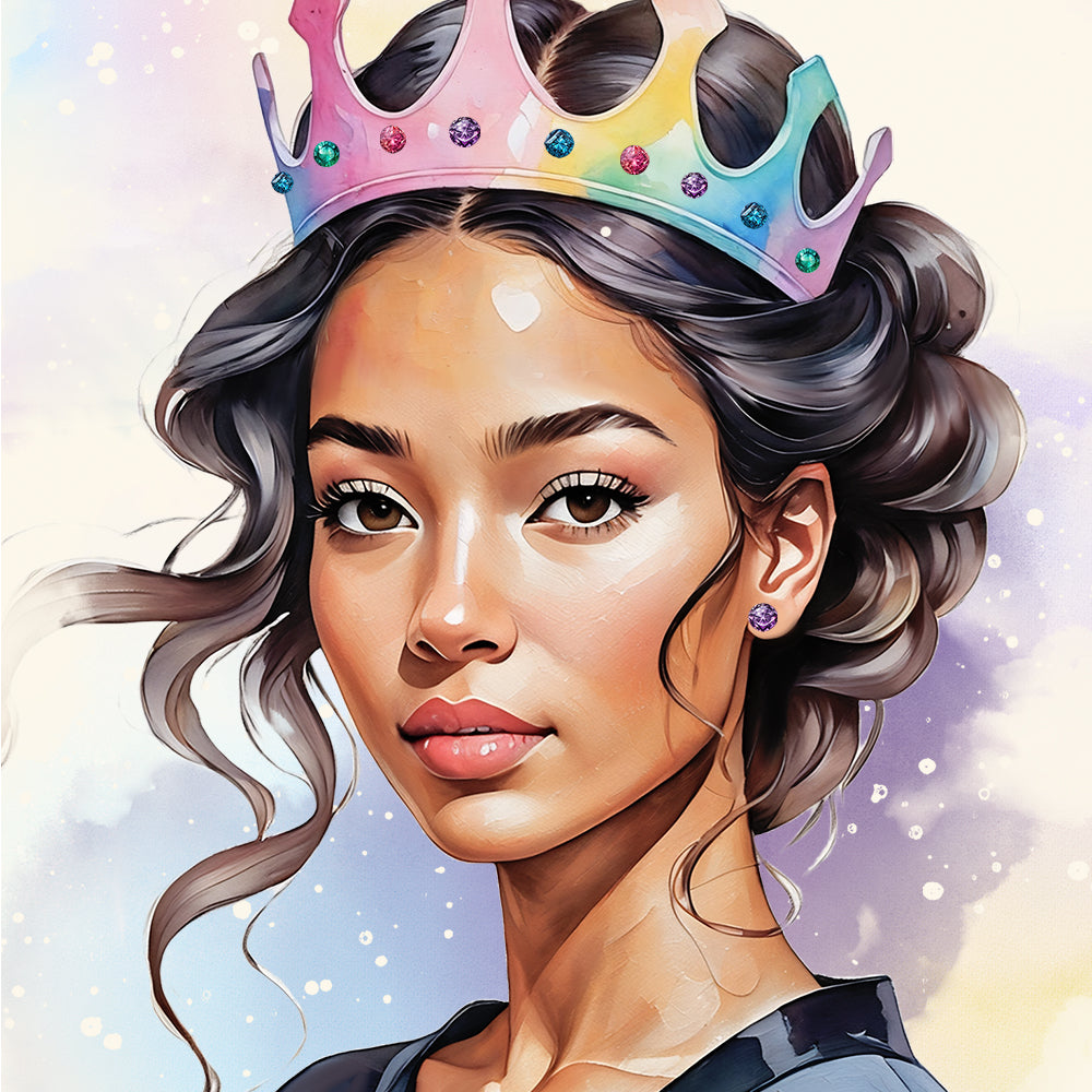 "Daughter of The King” Christian Art Print