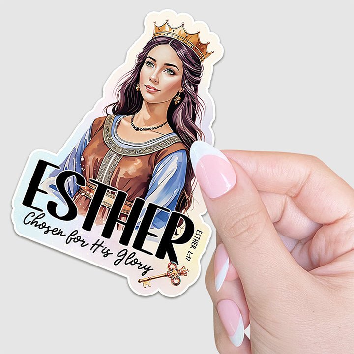 “Esther” Christian Vinyl Sticker