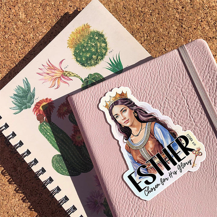 “Esther” Christian Vinyl Sticker