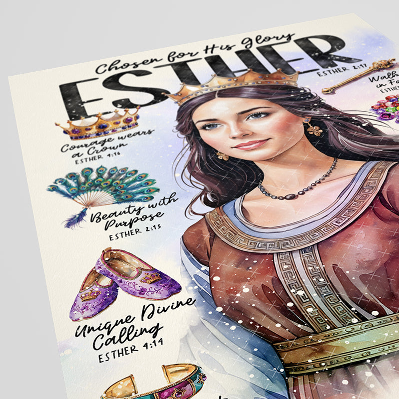 “Esther” Christian Greeting Card