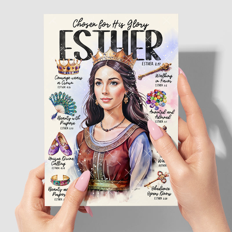 “Esther” Christian Greeting Card