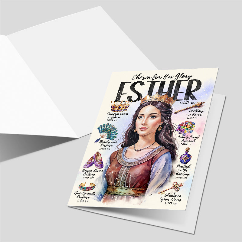 “Esther” Christian Greeting Card