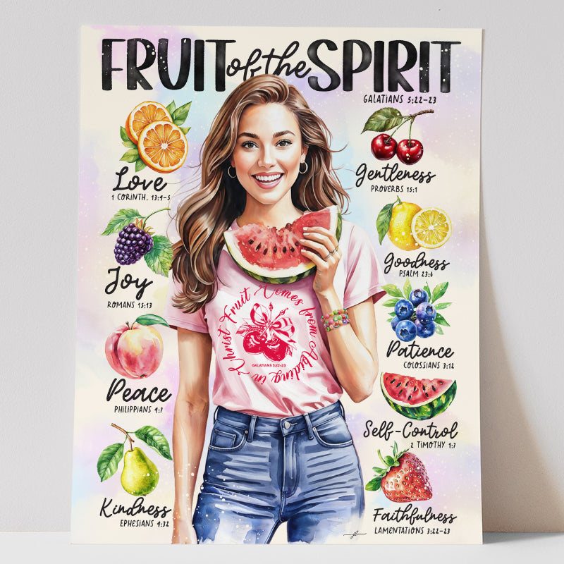 “Fruit of the Spirit” Christian Art Print
