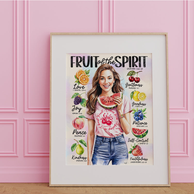 “Fruit of the Spirit” Christian Art Print