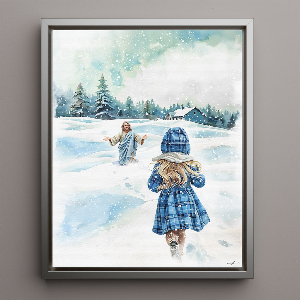 "Guided By His Warmth" Christian Premium Canvas