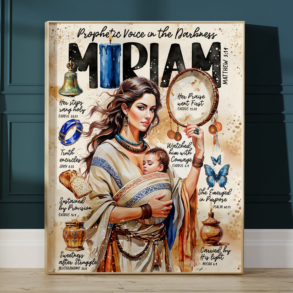 “Miriam” Christian Art Print