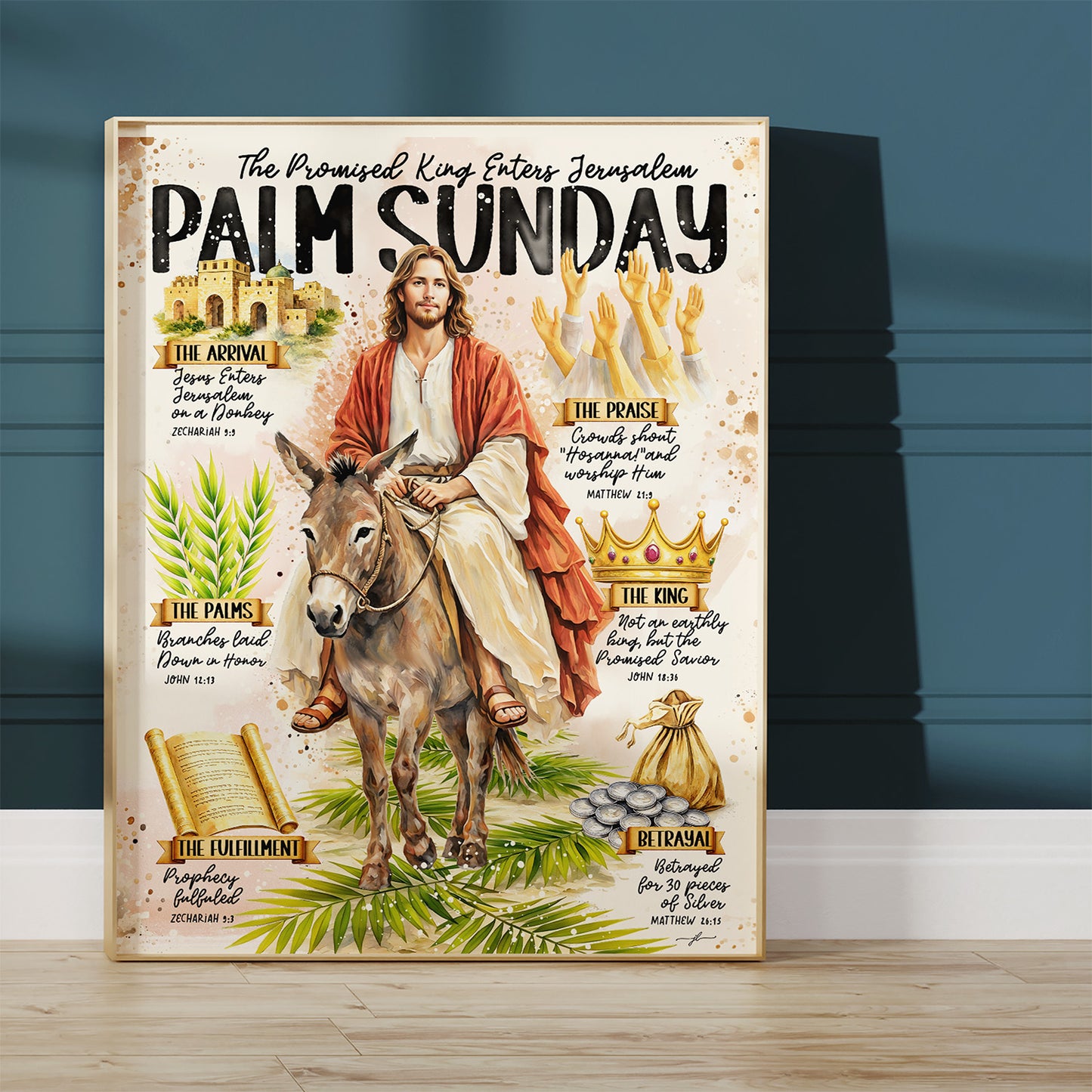 Easter | Palm Sunday | Scripture Prompt Art Print