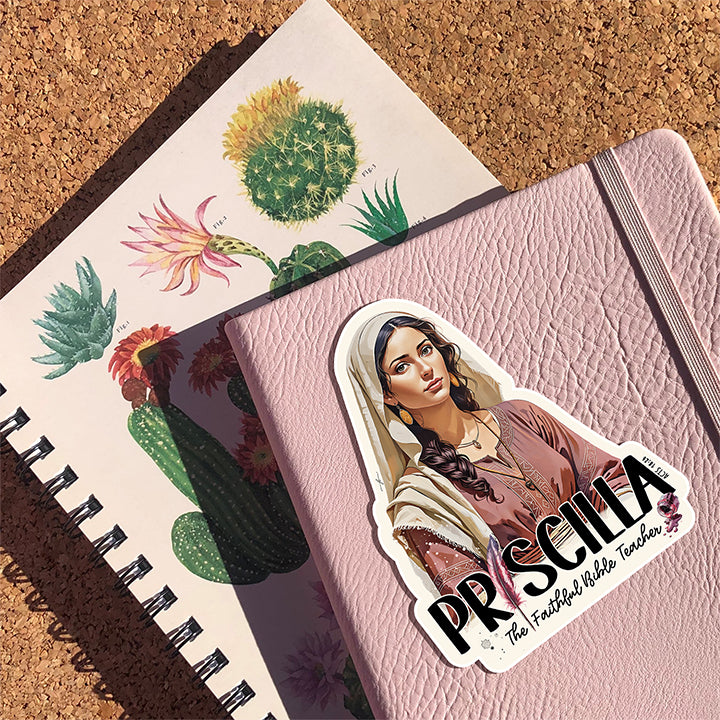 “Priscilla” Christian Vinyl Sticker