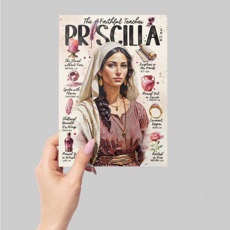 “Priscilla” Christian Greeting Card