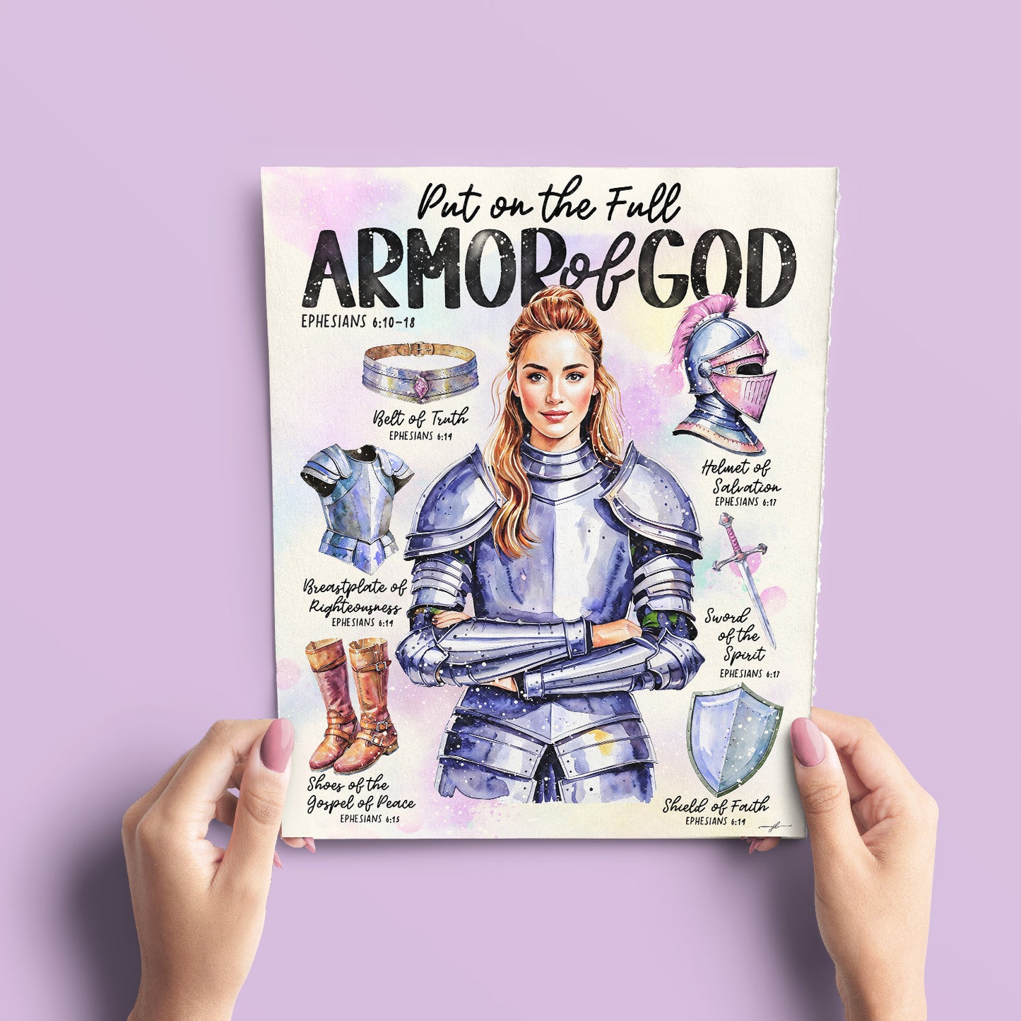 "Armor of God" Christian Fine Art Print