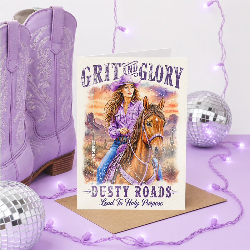 "Grit and Glory" Greeting Card with Envelope