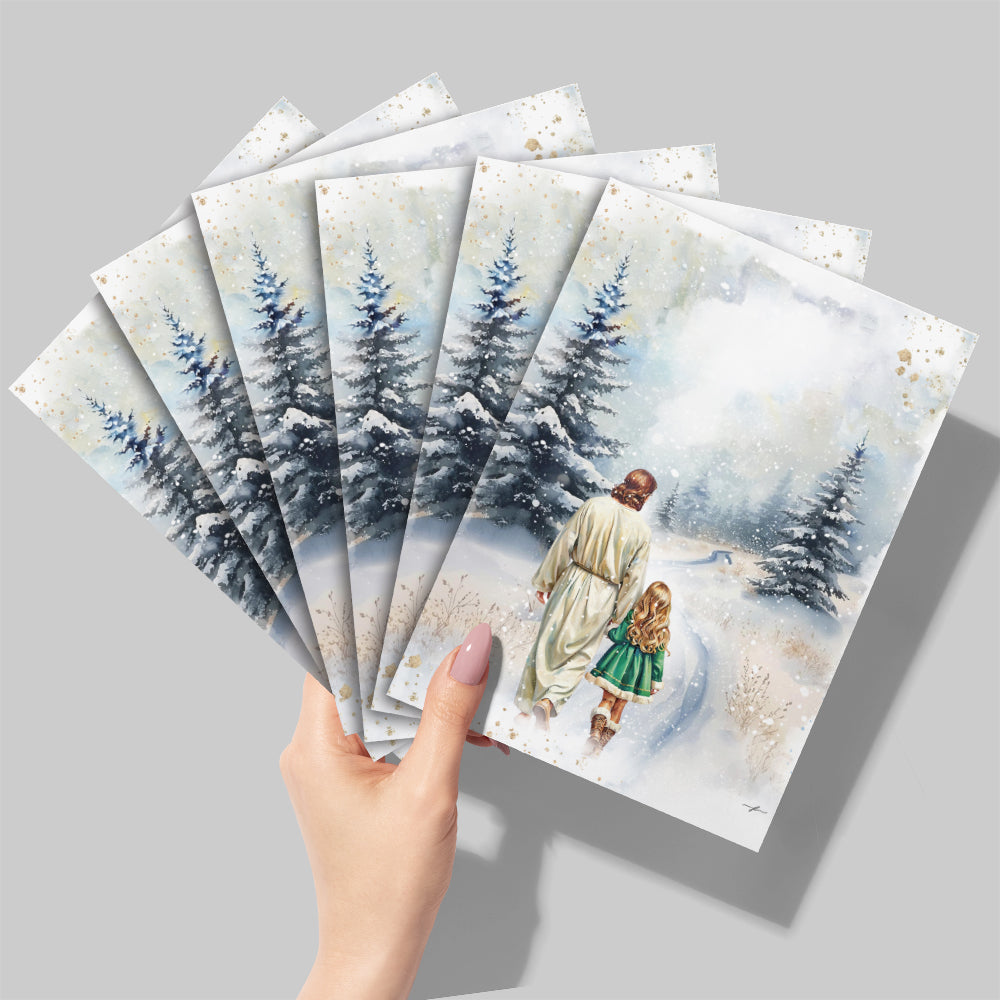 "Winter Grace" Christian Fine Art Greeting Card