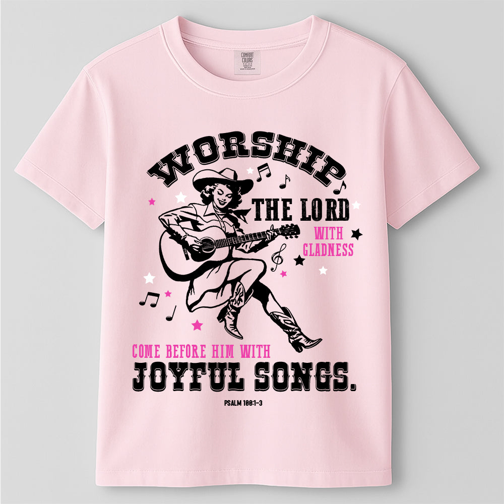 "Worship The Lord" Christian T-Shirt