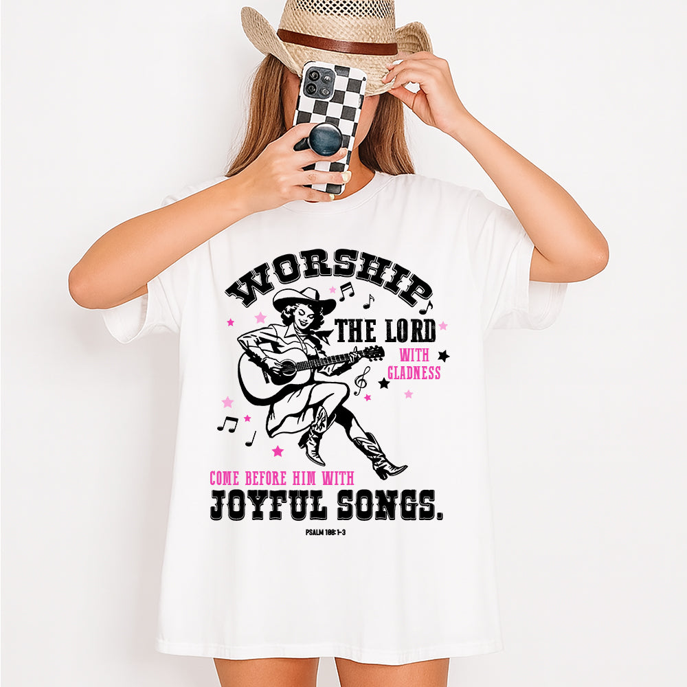 "Worship The Lord" Christian T-Shirt