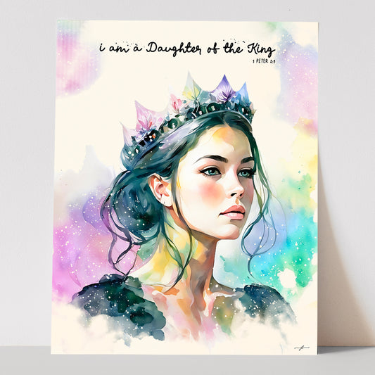 “1 Peter 2:9” Christian Art Print