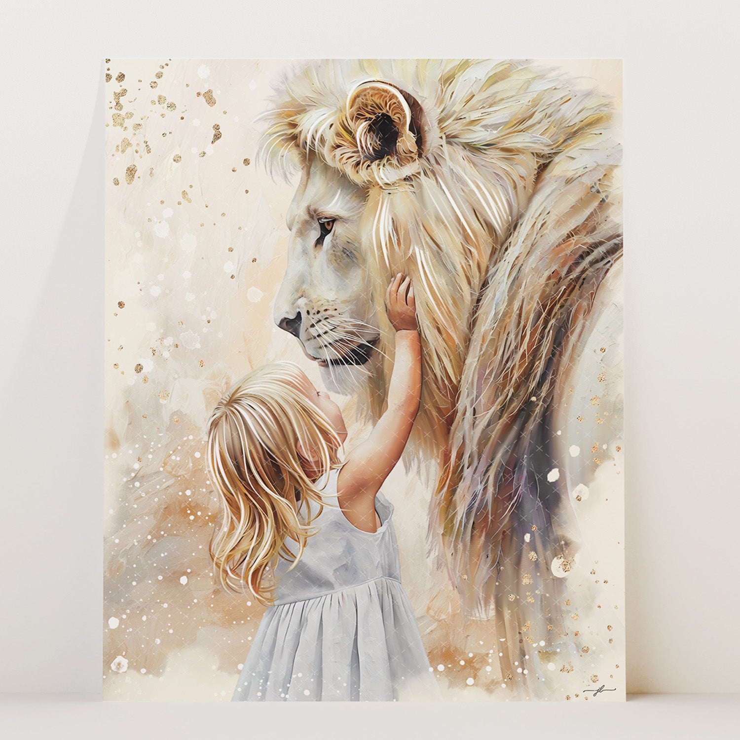 Lion of Judah | Abba | Christian Giclée  Fine Art Print