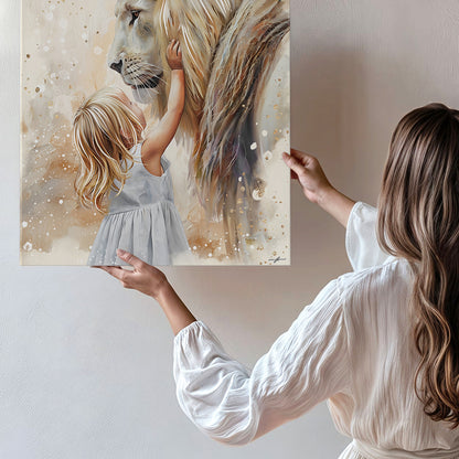 “Abba” Christian Premium Canvas