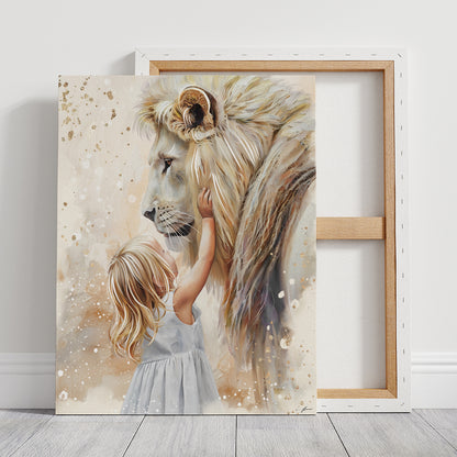 “Abba” Christian Premium Canvas