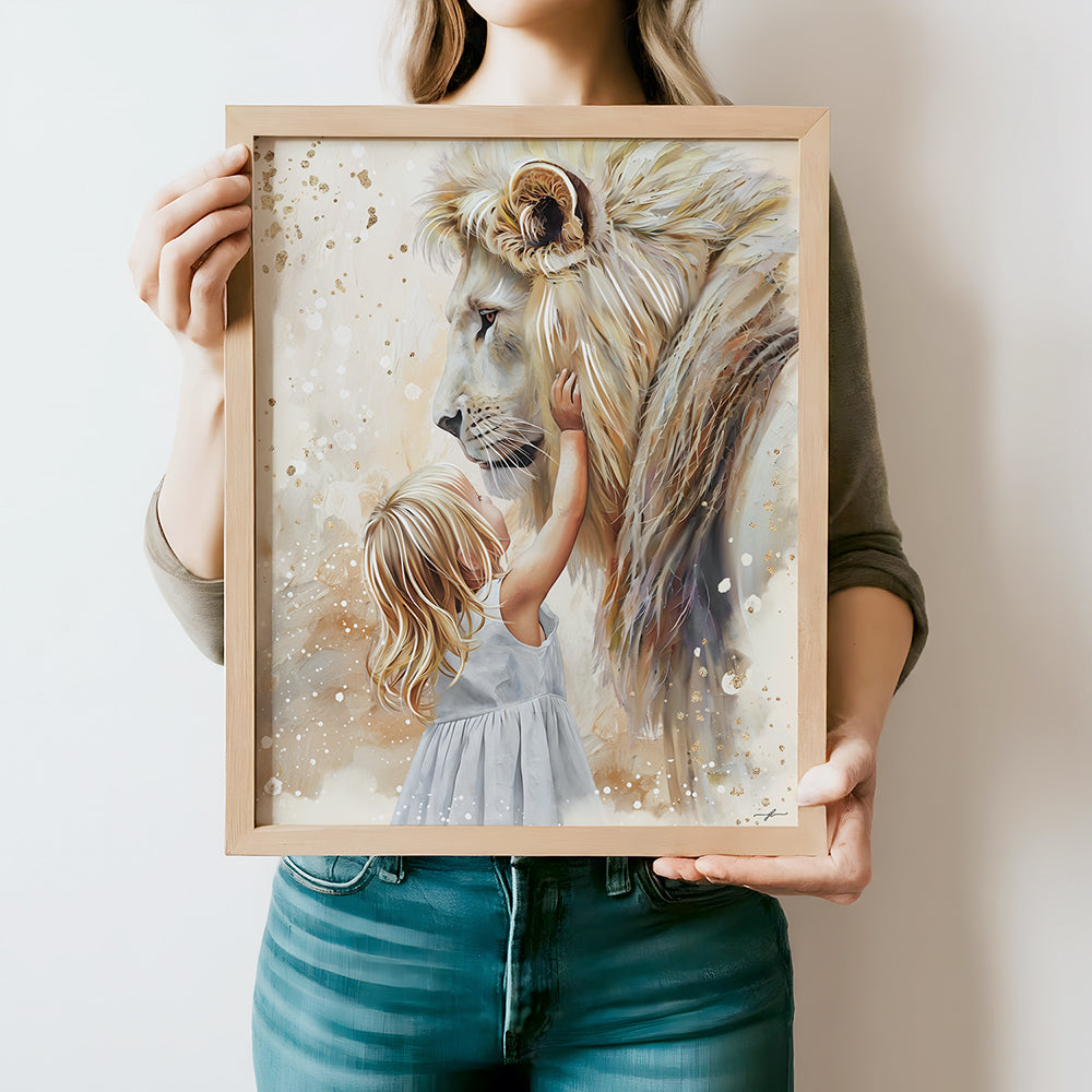 Lion of Judah | Abba | Christian Giclée  Fine Art Print