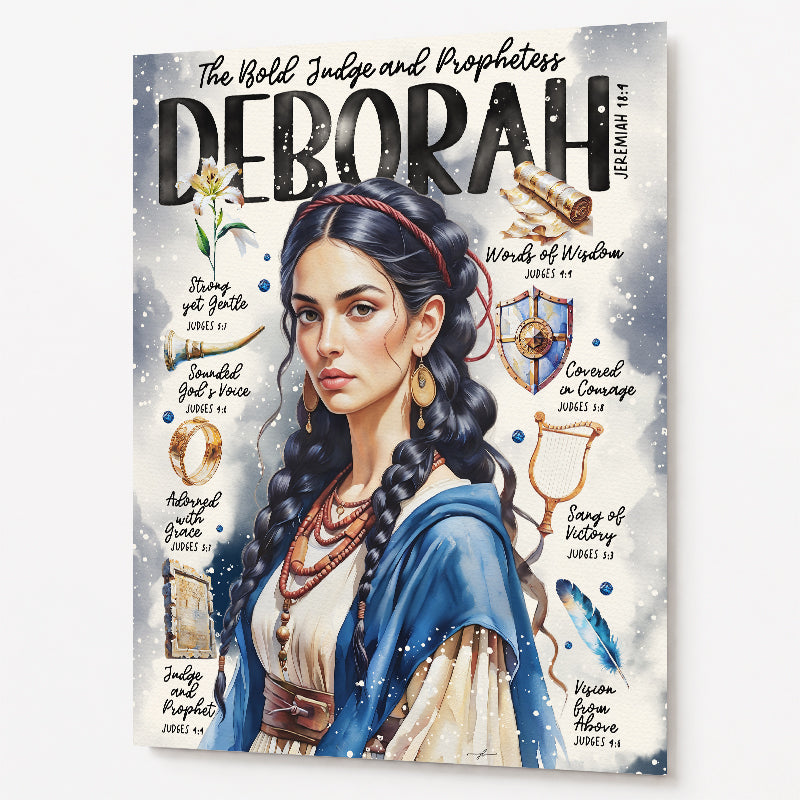 Women of The Bible | Deborah | Scripture Prompt Art Print