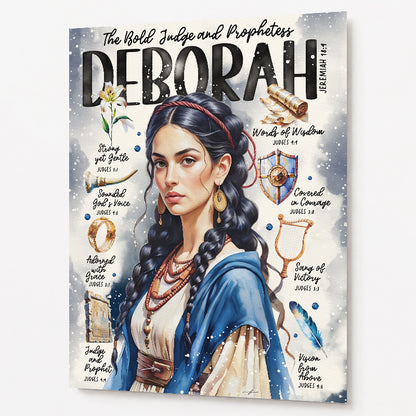 Women of The Bible | Deborah | Scripture Prompt Art Print