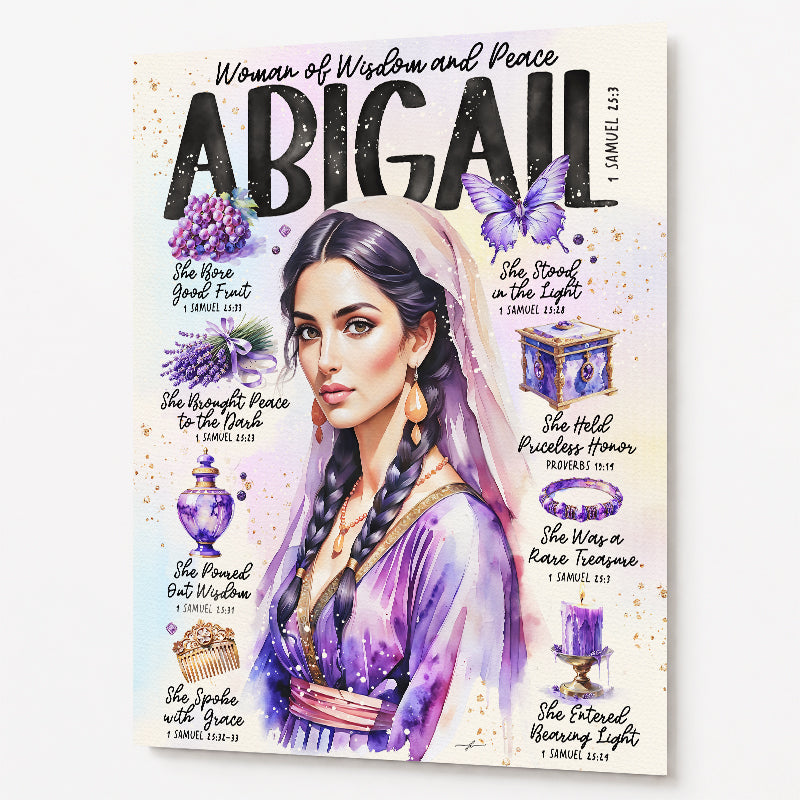 Women of The Bible | Abigail | Scripture Prompt Art Print