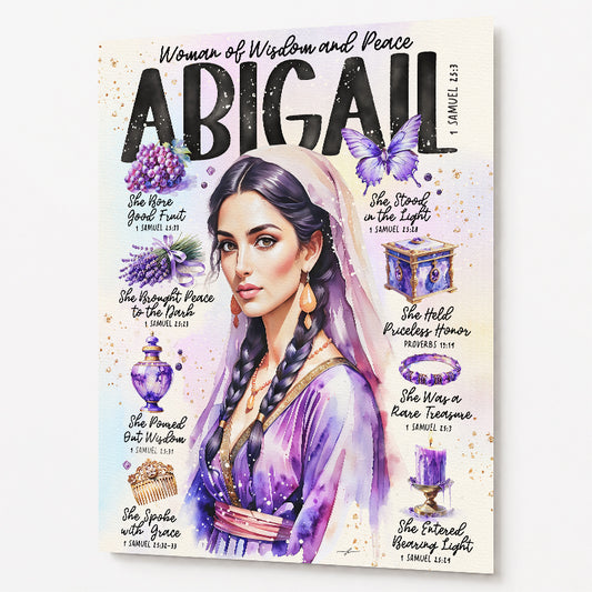 Women of The Bible | Abigail | Scripture Prompt Art Print