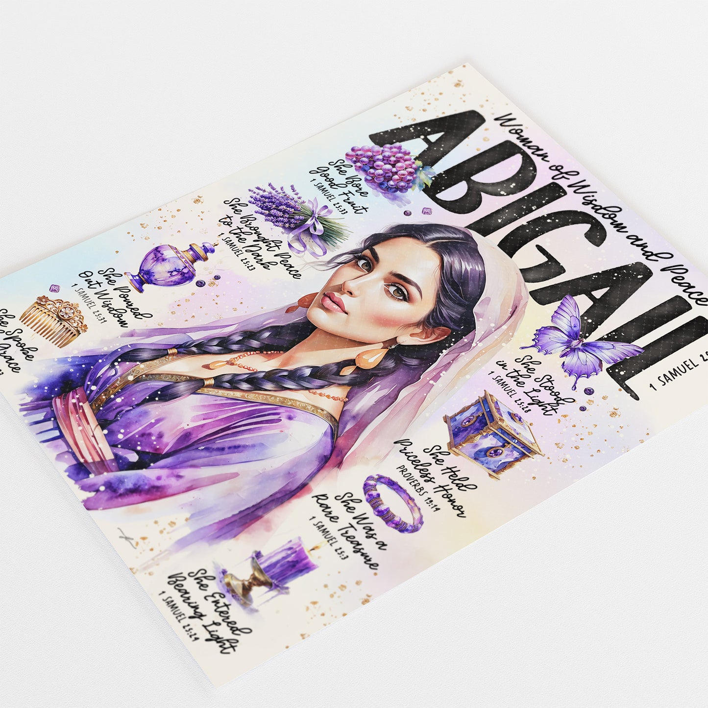 “Abigail” Women Of The Bible Art Print