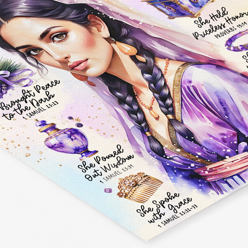 Abigail • Women of The Bible • Scripture Prompt • Giclée Christian Art Print