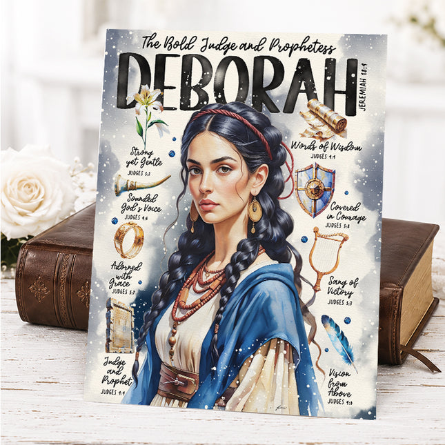 Women of The Bible | Deborah | Scripture Prompt Art Print