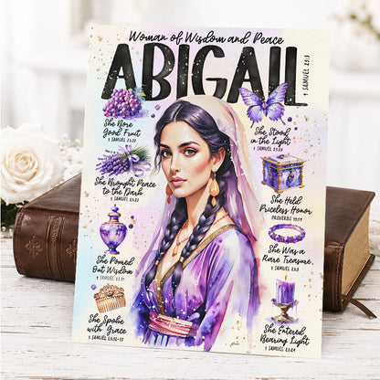 Women of The Bible | Abigail | Scripture Prompt Art Print