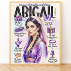 Abigail • Women of The Bible • Scripture Prompt • Giclée Christian Art Print