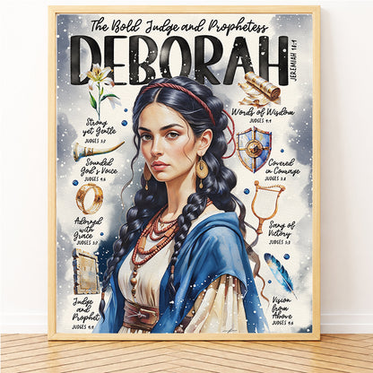 Women of The Bible | Deborah | Scripture Prompt Art Print