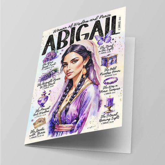 “Abigail” Christian Greeting Card
