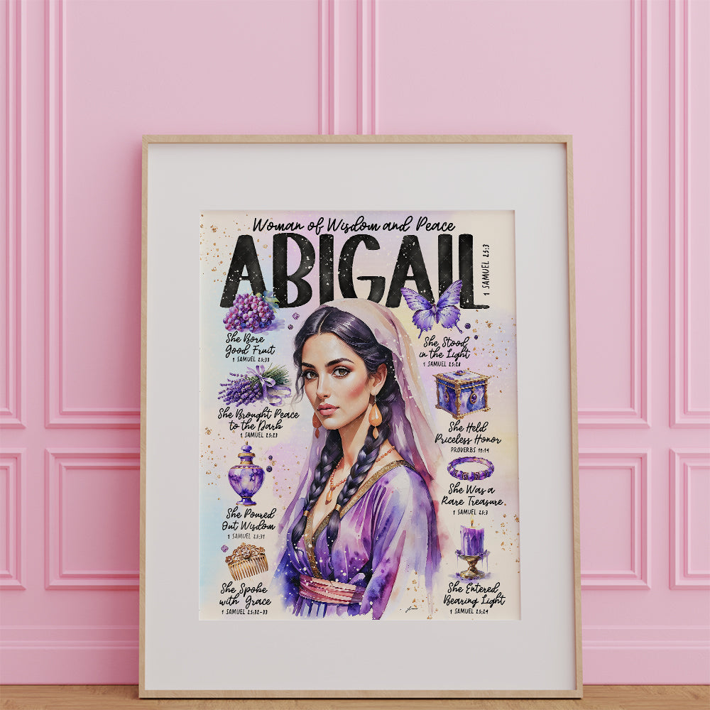 “Abigail” Women Of The Bible Art Print
