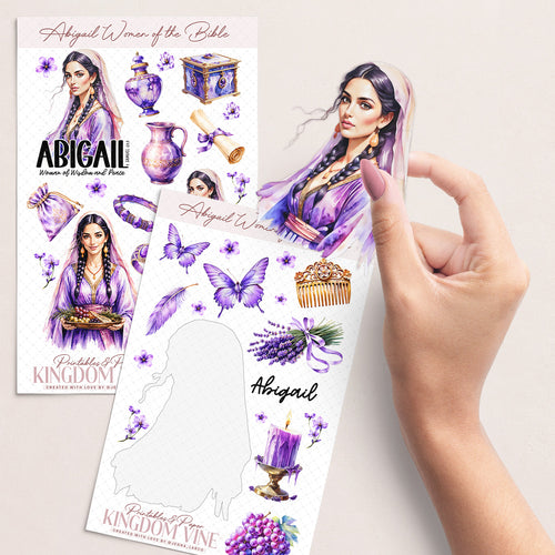 Abigail • Women of the Bible • Christian Digital Sticker Sheets
