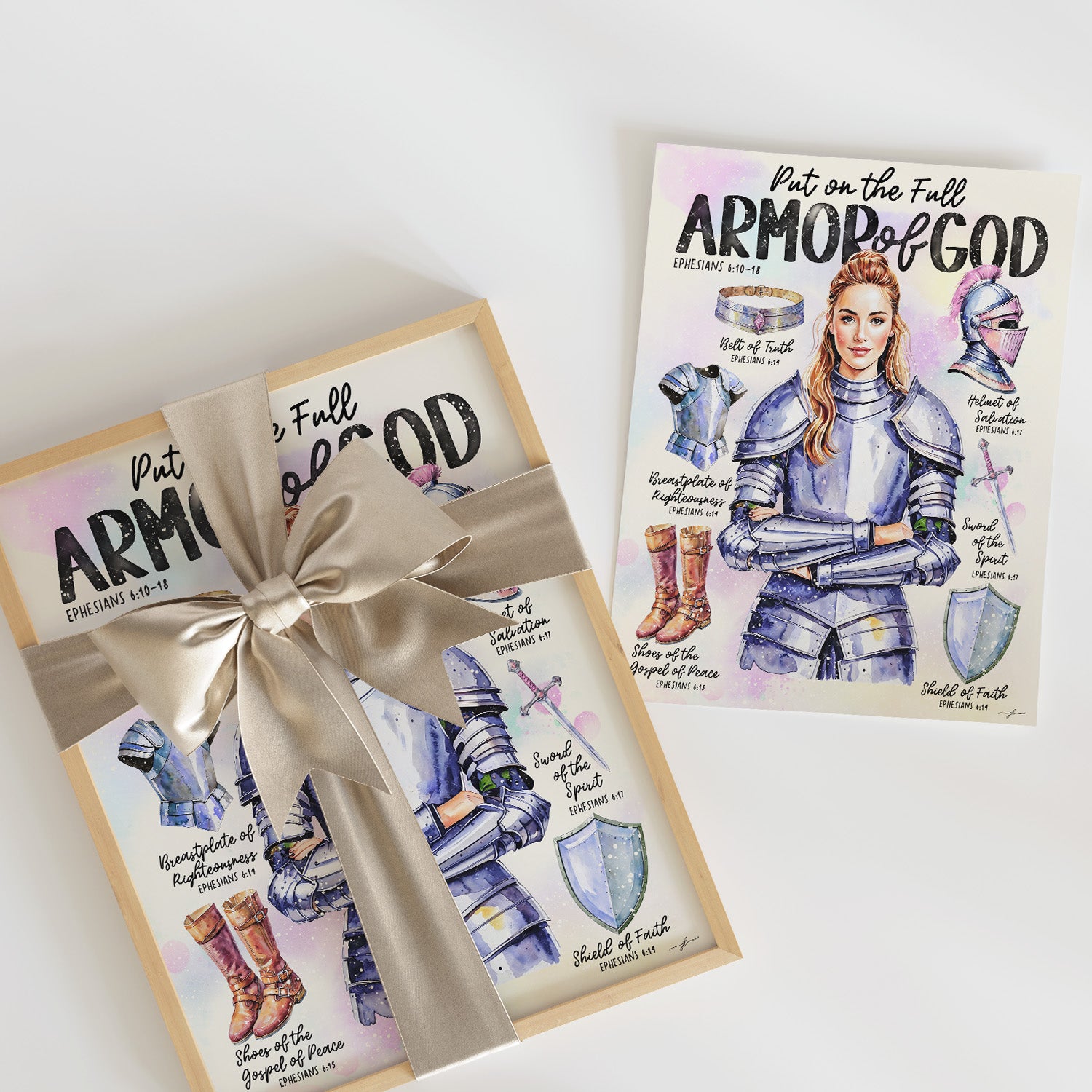 Armor of God • Scripture Prompt • Giclée Christian Art Print