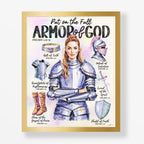 Armor of God • Scripture Prompt • Giclée Christian Art Print