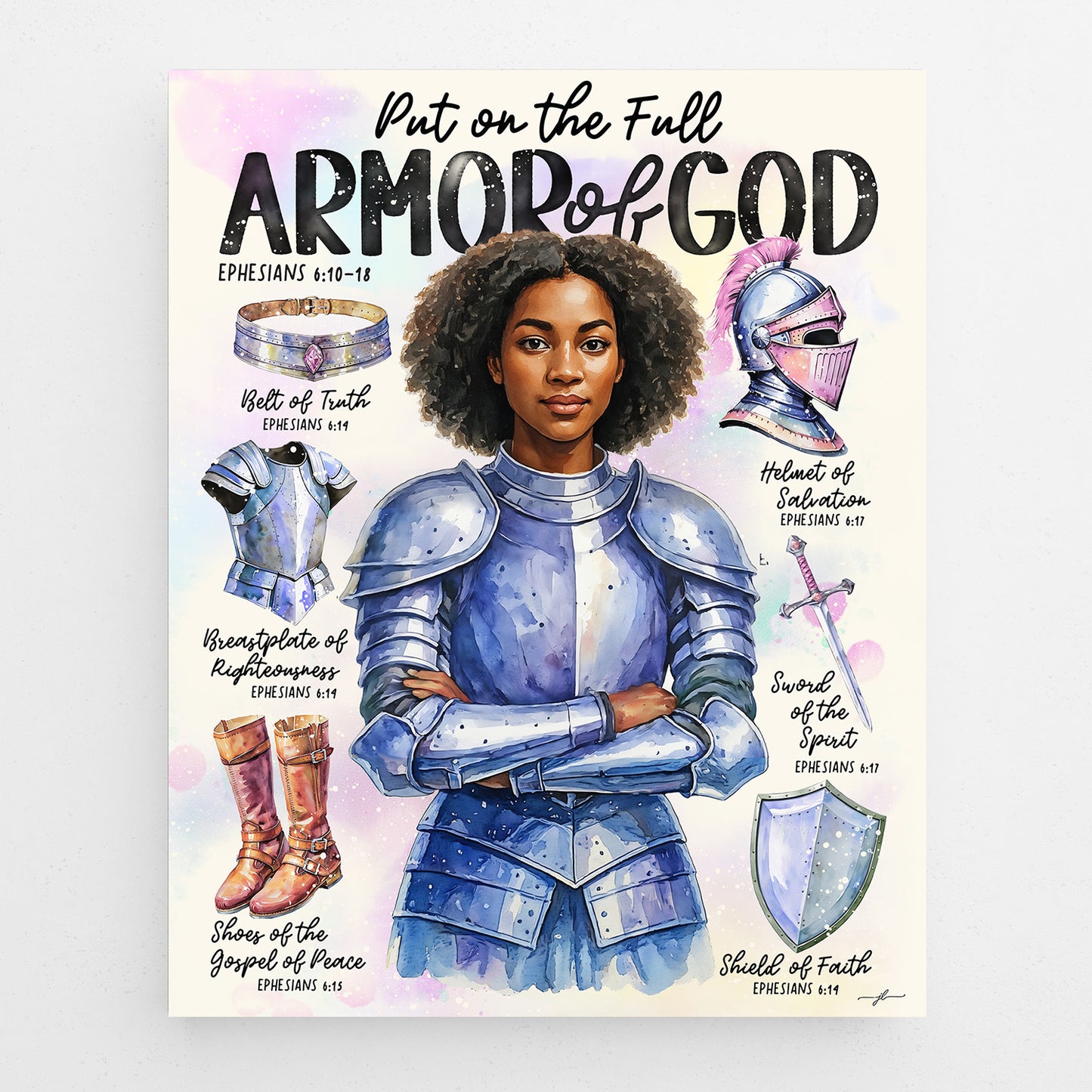 Amor of God | Series 1 | Scripture Prompt Canvas