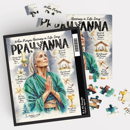 Anna, Women of the Bible Christmas Scripture Prompt Christian Puzzle