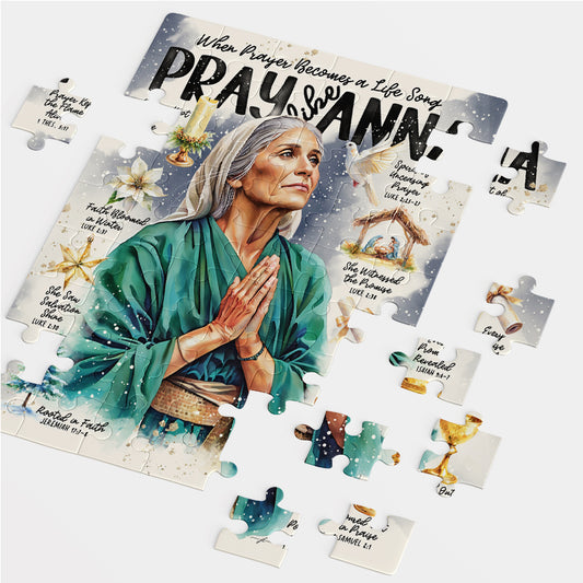 Anna, Women of The Nativity Christmas Puzzle