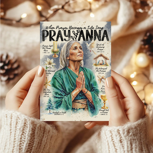 Anna, Women of The Nativity Christmas Card